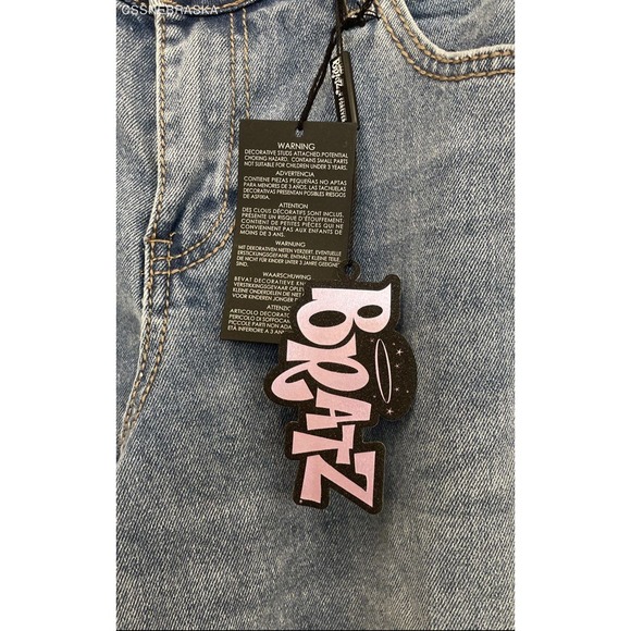 Forever 21‎ Blue Bratz Wide Leg Cargo Jeans - Size 26 - Picture 3 of 8